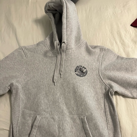 Women’s thick light grey white claw hoodie - Picture 1 of 5